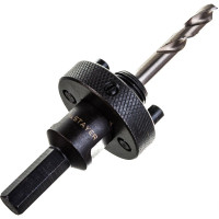 Державка "PROFESSIONAL" с пружинный фиксатором для коронок (32-152 мм) быстросъёмная STAYER 29550