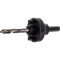 Державка "PROFESSIONAL" с пружинный фиксатором для коронок (32-152 мм) быстросъёмная STAYER 29550