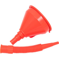 Воронка Airline непроливайка D-135мм с гибким носиком, L=370мм, латунная сетка, пакет с навершием APF-02