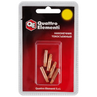 Наконечник токосъемный (5 шт; 0.8 мм; M8x30 мм) QUATTRO ELEMENTI 771-268