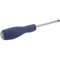 Силовая шлицевая отвертка (Slotted, 6.5 x100 мм, держатель) МАСТАК 040-65102H