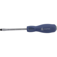 Силовая шлицевая отвертка (Slotted, 6.5 x100 мм, держатель) МАСТАК 040-65102H