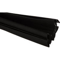 Трубка термоусадочная клеевая КВТ, ТТК-3:1-12/4 черная 10 шт. по 1 м 59697