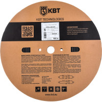 Трубка термоусадочная ТУТнг-8/4 черная КВТ 60089