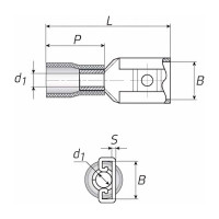 Плоский разъем КВТ РПИ-М 1,5-4,8 47463