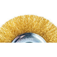 Щетка плоская витая латунированная для УШМ (125 мм; М14) MATRIX 74651
