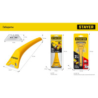 Скребок STAYER STANDARD 55 мм 0851_z02