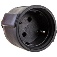 Силовой удлинитель без катушки УС1-Е-10 У-161, ПВС 3x1.5, 10м, 16А, 1 розетка с з/к LUX 16510 4606400419402