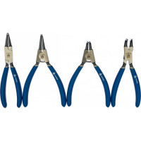 Набор съемников для стопорных колец (4 предмета в футляре на молнии) МАСТАК 033-4Z