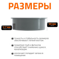 Заглушка HTM 110 Ostendorf 115620