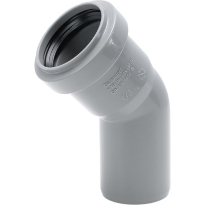 Отвод однораструбный (45°) HTB 40 Ostendorf 111120