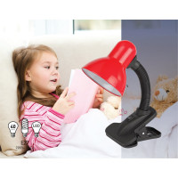 Настольный светильник ЭРА N-102-E27-40W-R, красный C0041425