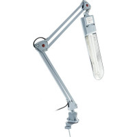 Настольный светильник ЭРА NL-201-G23-11W-GY, серый C0041458