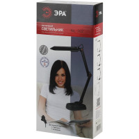 Настольный светильник ЭРА NL-202-G23-11W-BK, черный C0041459