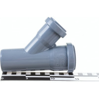 Тройник двухраструбный (45°) HTEA 50/40 Ostendorf 112210