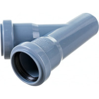 Тройник двухраструбный (45°) HTEA 40/40 Ostendorf 111200