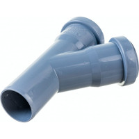 Тройник двухраструбный (45°) HTEA 40/40 Ostendorf 111200