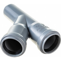 Тройник двухраструбный (45°) HTEA 32/32 Ostendorf 110200