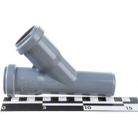 Тройник двухраструбный (45°) HTEA 32/32 Ostendorf 110200