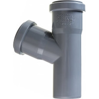 Тройник двухраструбный (67°) HTEA 50/50 Ostendorf 112300