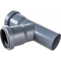 Тройник двухраструбный (67°) HTEA 50/50 Ostendorf 112300