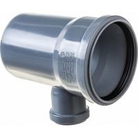 Тройник двухраструбный (87°) HTEA 110/50 Ostendorf 115420