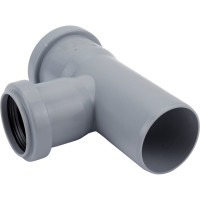 Тройник двухраструбный (87°) HTEA 50/40 Ostendorf 112410