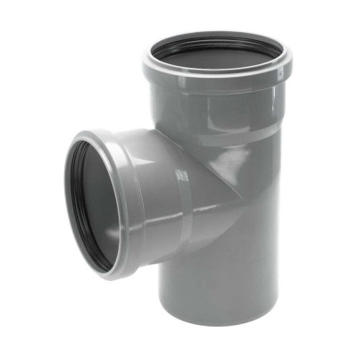 Тройник двухраструбный (87°) HTEA 110/110 Ostendorf 115400