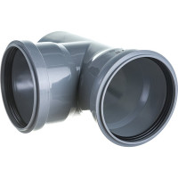 Тройник двухраструбный (87°) HTEA 110/110 Ostendorf 115400