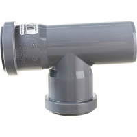 Тройник двухраструбный (87°) HTEA 50/50 Ostendorf 112400