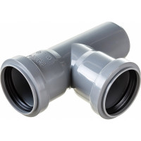 Тройник двухраструбный (87°) HTEA 50/50 Ostendorf 112400