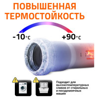 Труба однораструбная канализационная HTEM 32х500 Ostendorf 110020