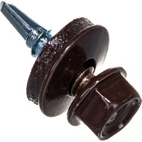 Кровельный саморез Kenner 4,8х19 RAL8017 темно-коричневый 300шт ск48198017ф