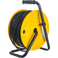 Удлинитель на катушке с термозащитой 4х50м УК50 3х1.5 IP44 IEK Industrial plus WKP15-16-04-50-44 280615