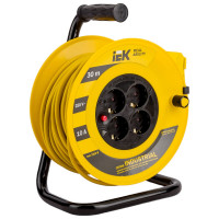Удлинитель на катушке с термозащитой 4х30м УК30 3х1.0 IEK Industrial WKP14-10-04-30 277736