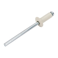 Крашенная заклепка Kenner алюм/сталь 4х10 RAL1015 1000шт зк4101015