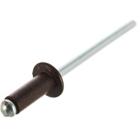 Крашенная заклепка Kenner алюм/сталь 4х10 RAL8017 1000шт зк4108017