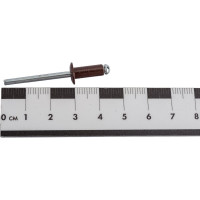 Крашенная заклепка Kenner алюм/сталь 4,8х12 RAL8017 500шт зк48128017