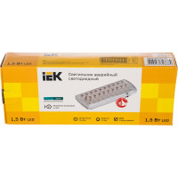 Аварийный аккумуляторный светильник ДПА 2101 4ч 30LED IP20 IEK LDPA0-2101-30-K01 308638