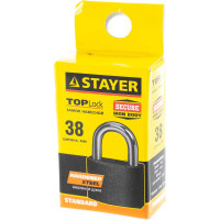 Навесной замок STAYER STANDARD 38мм 37160-38