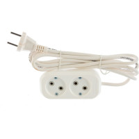 Удлинитель У6-011 М ПВС 2x0,75 2гн. 2м UNIVersal 011М-02