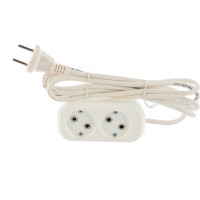 Удлинитель У6-011 М ПВС 2x0,75 2гн. 2м UNIVersal 011М-02