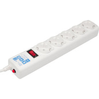 Фильтр-удлинитель B 1.9м 5роз. белый Power Cube SPG-B-6-WHITE