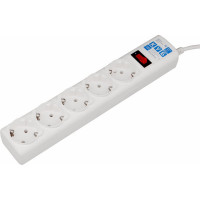 Фильтр-удлинитель B 1.9м 5роз. белый Power Cube SPG-B-6-WHITE