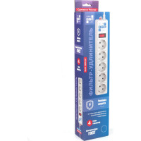 Фильтр-удлинитель Power Cube 5м 5розеток белый 10А/2,2кВт SPG-B-15-WHITE