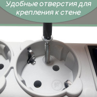 Фильтр-удлинитель B 1.9м 5роз. серый Power Cube SPG-B-6