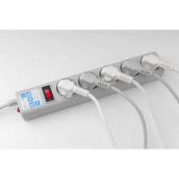 Фильтр-удлинитель B 1.9м 5роз. серый Power Cube SPG-B-6