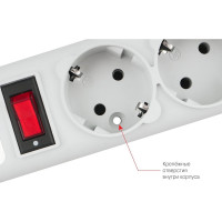 Фильтр-удлинитель B 1.9м 5роз. серый Power Cube SPG-B-6