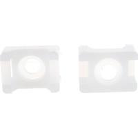 Монтажная площадка под винт FORTISFLEX ПМО 22х16 белый 100шт 53313