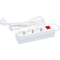 Бытовой удлинитель 2200 Вт 3гн. ПВС 3м Союз 481S-7303